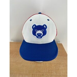 New Era 59FIFTY Fitted Baseball Cap Men's Size 8 Red White Blue Bear Logo